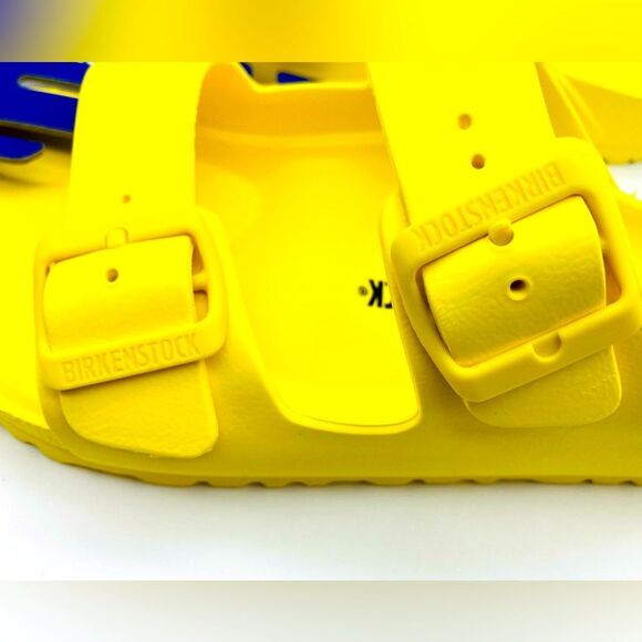 NWT Birkenstock ArizonaVibrant Unisex Sandals-Banana-42/270 Germany - Picture 5 of 10